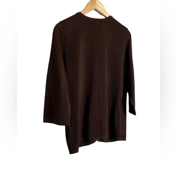 Christopher & Banks | V Neck Cardigan Button Up Beaded Embroidered NWT - Picture 6 of 9
